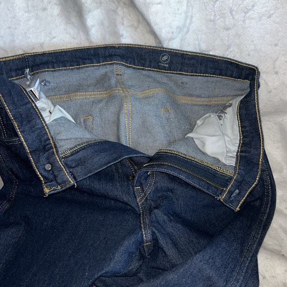 Levi's Men's Dark Indigo Straight Leg Western Fit Jeans 36X32 - Picture 7 of 12